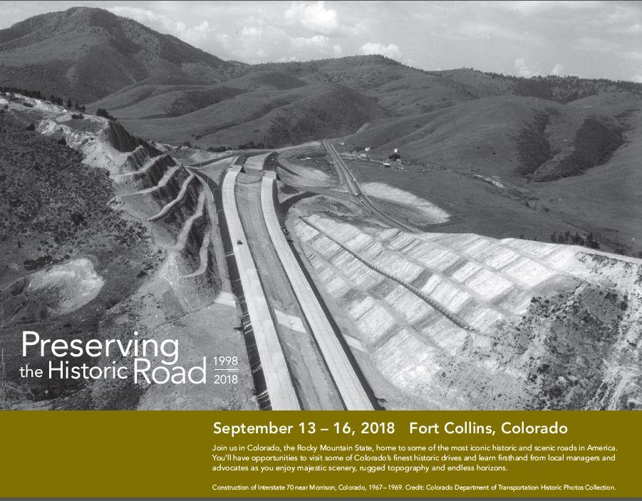 Cover image of historic hogback road in Colorado from 2018 Fort Collins Proceedings